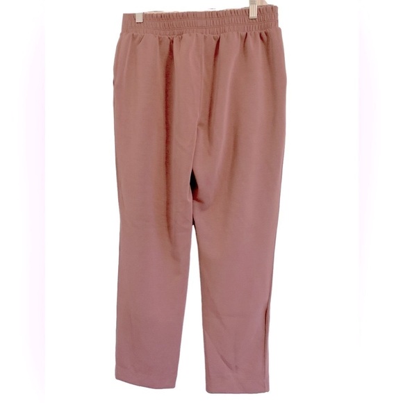Bailey 44 Mauve Pleated Front Scuba Knit Pull On Pants - Picture 3 of 6